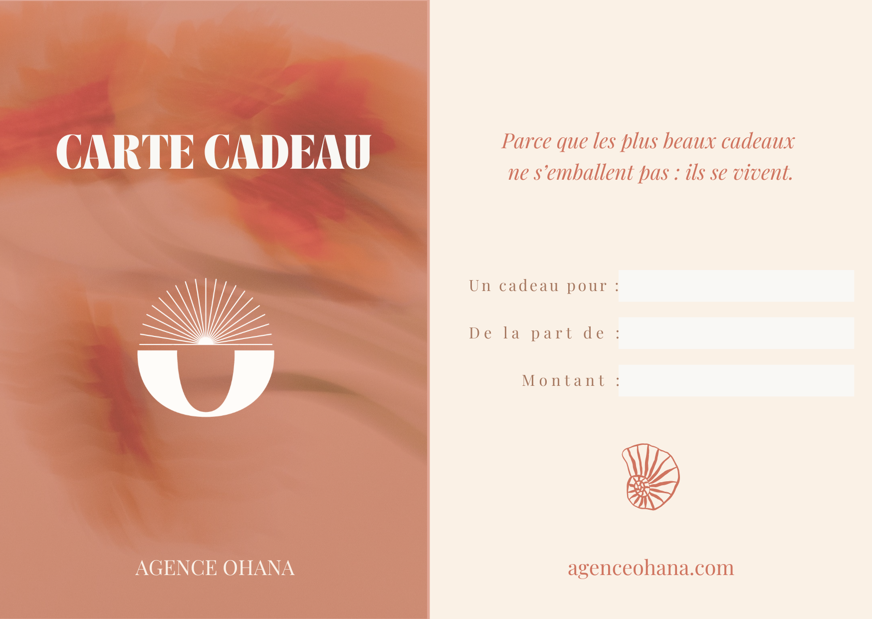 Carte-cadeau Ohana